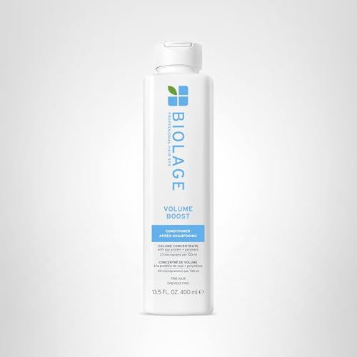 Biolage Volume Boost Conditioner - Weightless Moisture, Shine & Volume, Detangles Fine Hair, Soy Protein & Polymers, Vegan & Paraben-Free, 13.5 Fl Oz
