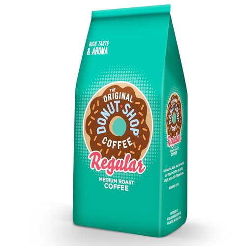 The Original Donut Shop Coffee, Regular, Medium Roast, Ground Coffee, 12 oz Bag