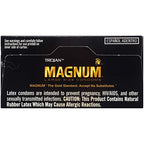 TROJAN Magnum Large Size Lubricated Condoms, Magnum Condoms, 12 Count