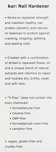 LONDONTOWN kur Nail Hardener and Base Coat, 0.4 Fl Oz (Pack of 1)