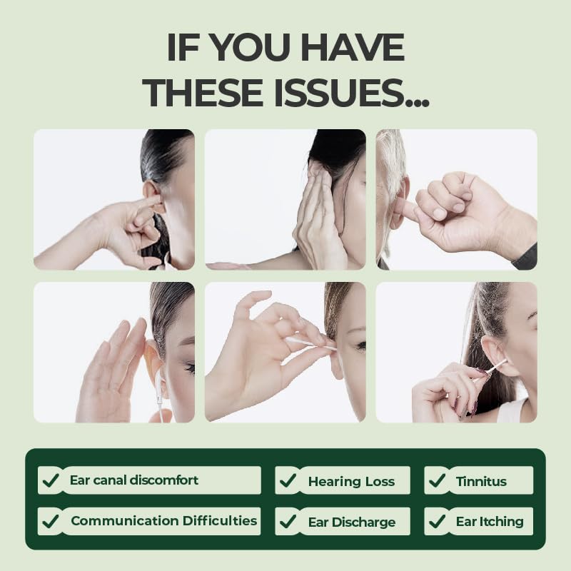 Kreain Nature Ear Care Drops for Ringing Ears, Gentle Formula Ear Drop with Botanical Extracts for Tinnitus Relief, Buzzing Ears, Swimmer's Ear & Earwax Removal - 1 oz - Adults & Kids Earache Remedy