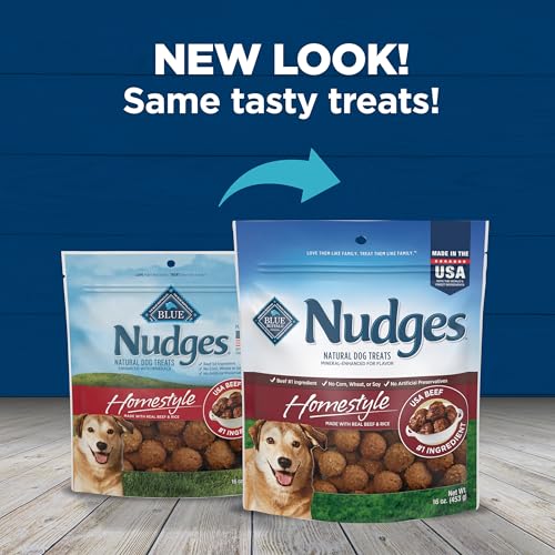 Blue Buffalo Nudges Homestyle Natural Beef and Rice Dog Treats