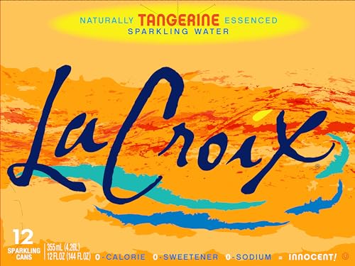 La Croix Sparkling Water, Tangerine, 12 Fl Oz (pack of 12)
