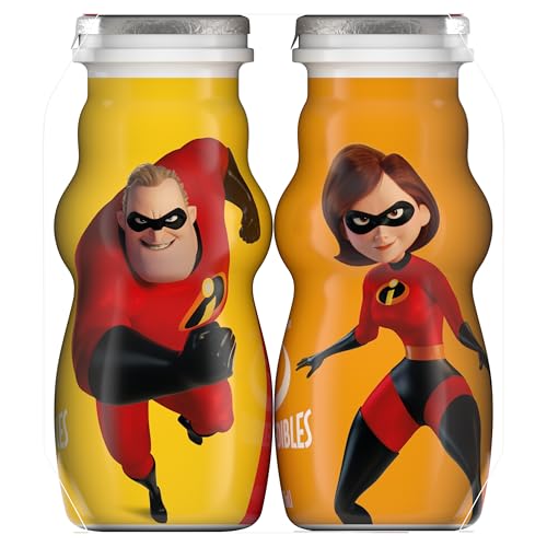 Danimals Smoothie Strawberry Explosion and Birthday Cake Dairy Drink Multi-Pack, Easy Snacks for Kids, 12 Ct, 3.1 OZ Smoothie Bottles