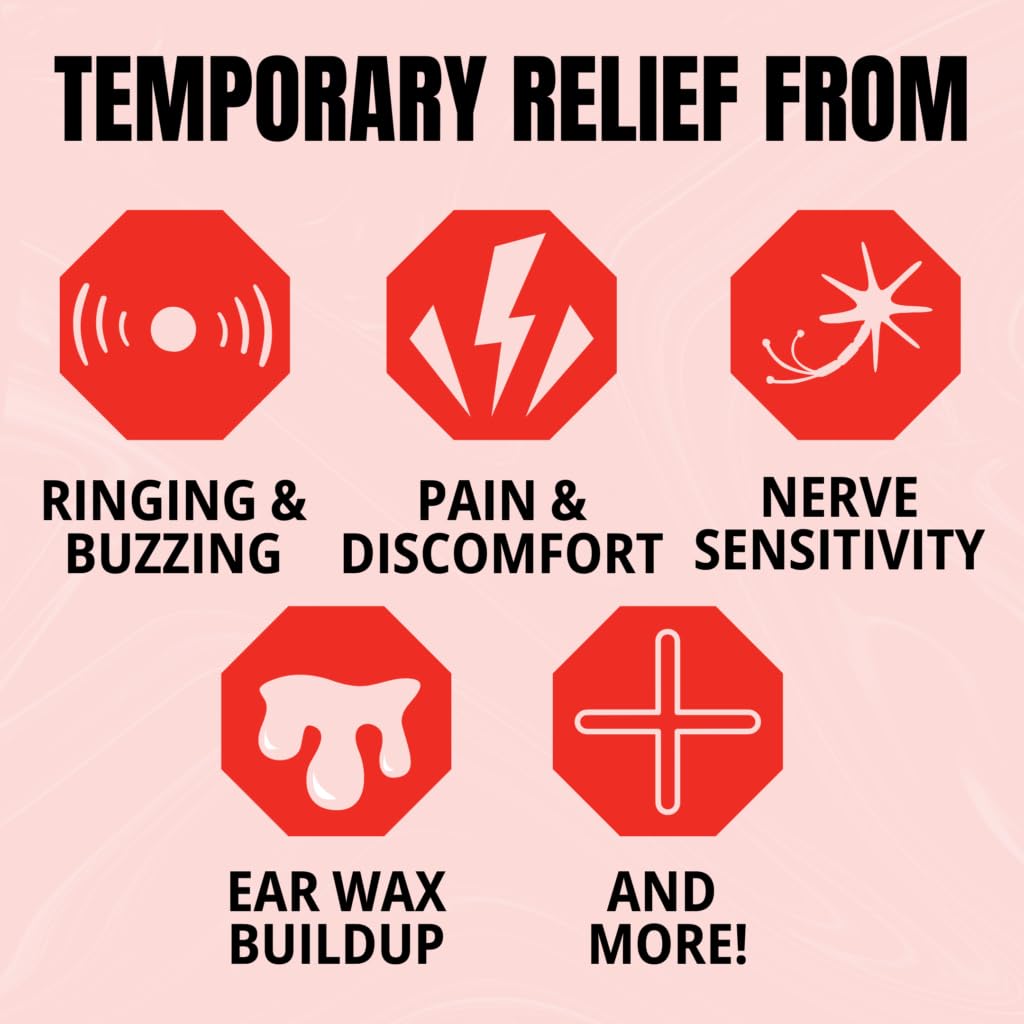 The Relief Products Ring Relief Ear Drops Formula - 100% Natural Active Ingredients Tinnitus Relief for Ringing Ears - 0.33 Fl. Oz.