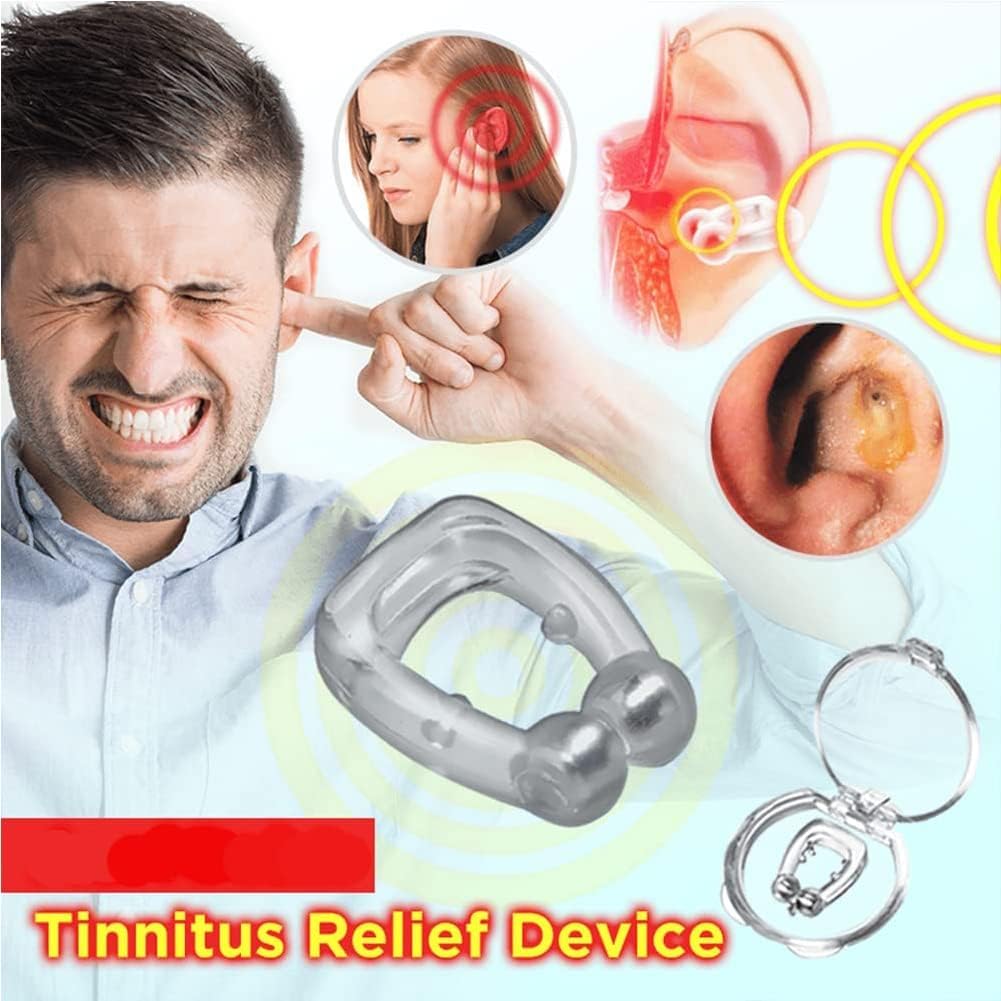 Tinnitus Relief for Ringing Ears, Acupeace Tinnitus Relief Device, Acupeace Anti Tinnitus Relief Ear Clip, Device for Stop Ear Ringing (1Pair)
