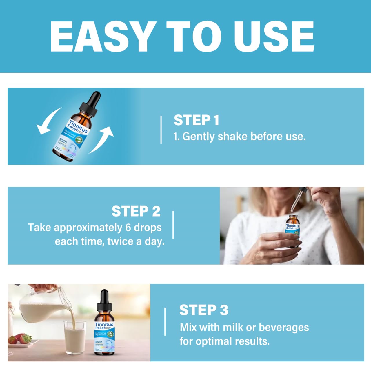 Tinnitus Relief for Ringing Ears, Natural Ingredients Tinnitus Ear Ringing Relief