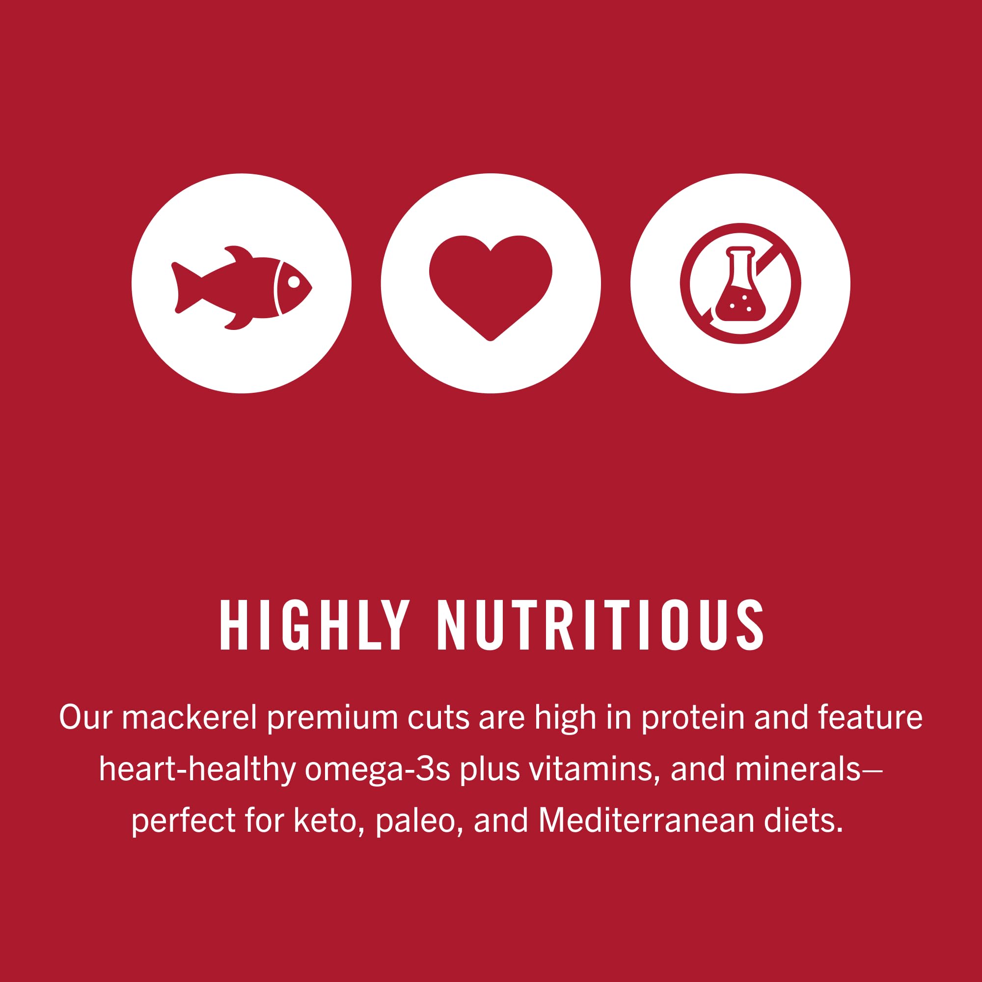 King Oscar Mackerel in Olive Oil, 4.05 Ounce Can (Pack of 12, Packaging May Vary), Skinless & Boneless, Wild Caught Canned Mackerel