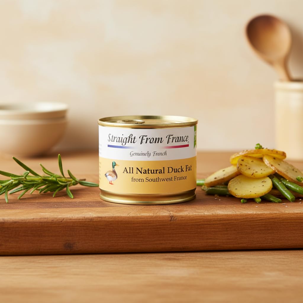 Straight from France Genuinely French, All Natural Duck Fat for Cooking from Southwest France Keto and Paleo Diet Friendly 170g 6oz