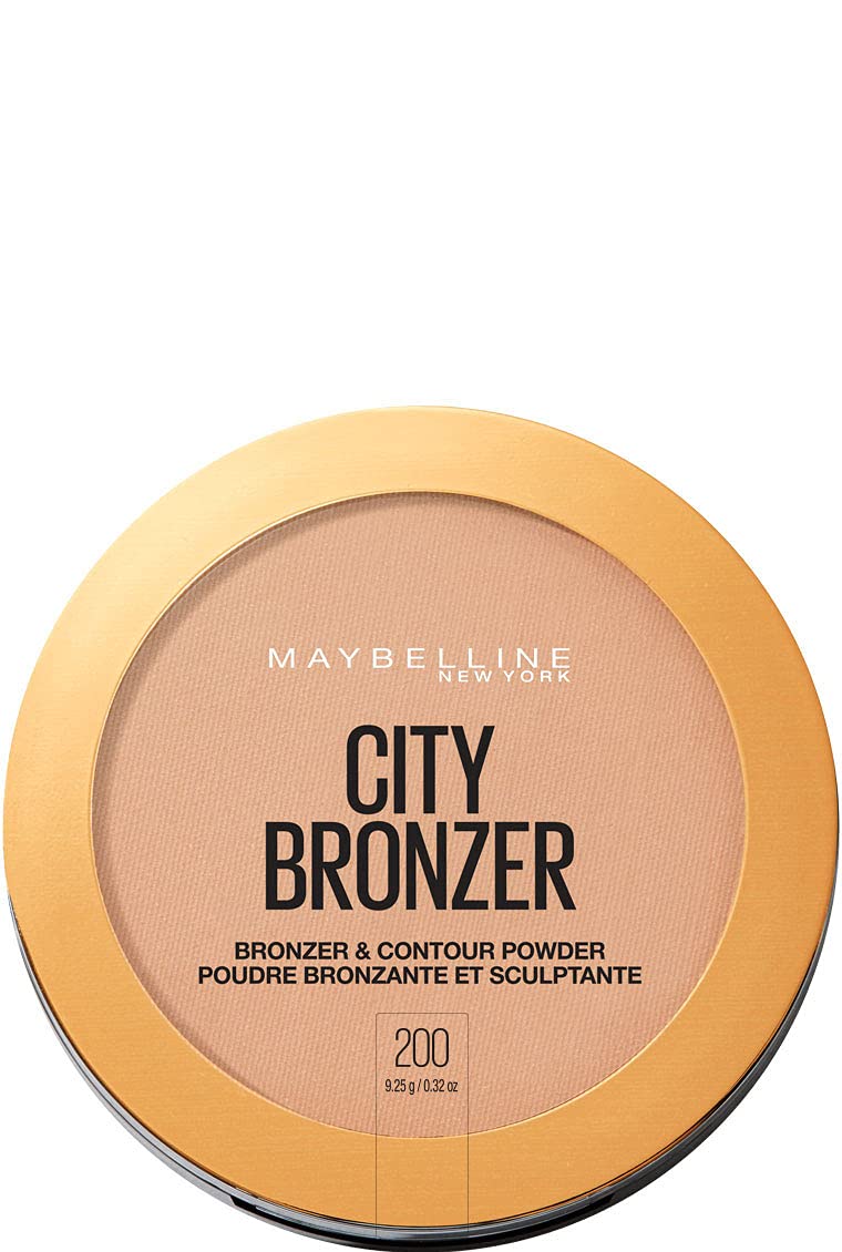 Maybelline New York City Bronzer Powder Makeup, Bronzer and Contour Powder, 200, 0.32 oz.