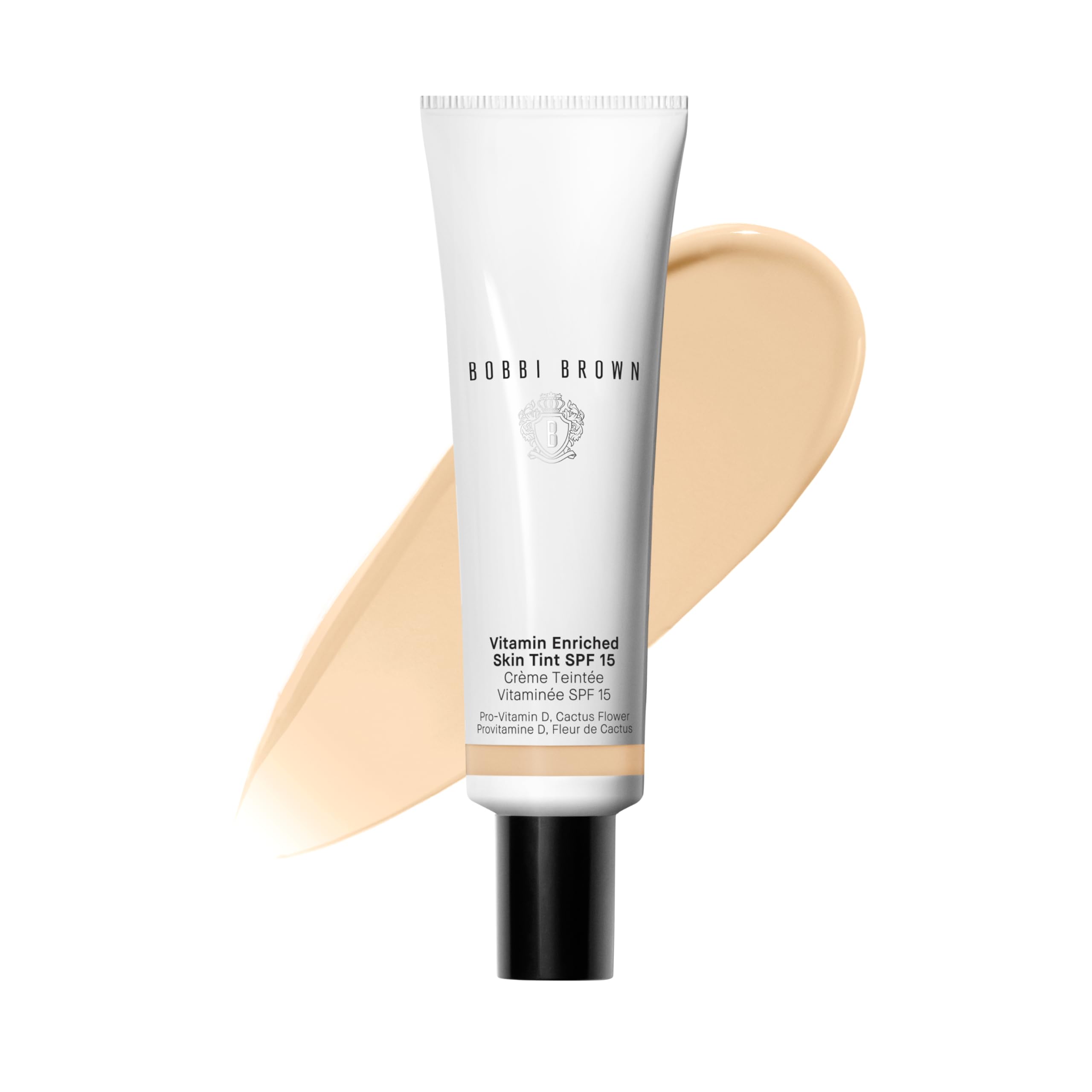 Bobbi Brown Vitamin Enriched Skin Tint SPF 15 | Broad Spectrum SPF Skin Tint | Hydrating Tinted Moisturizer | Vitamins B, C, & E, 1.7 Fl Oz, Light 3