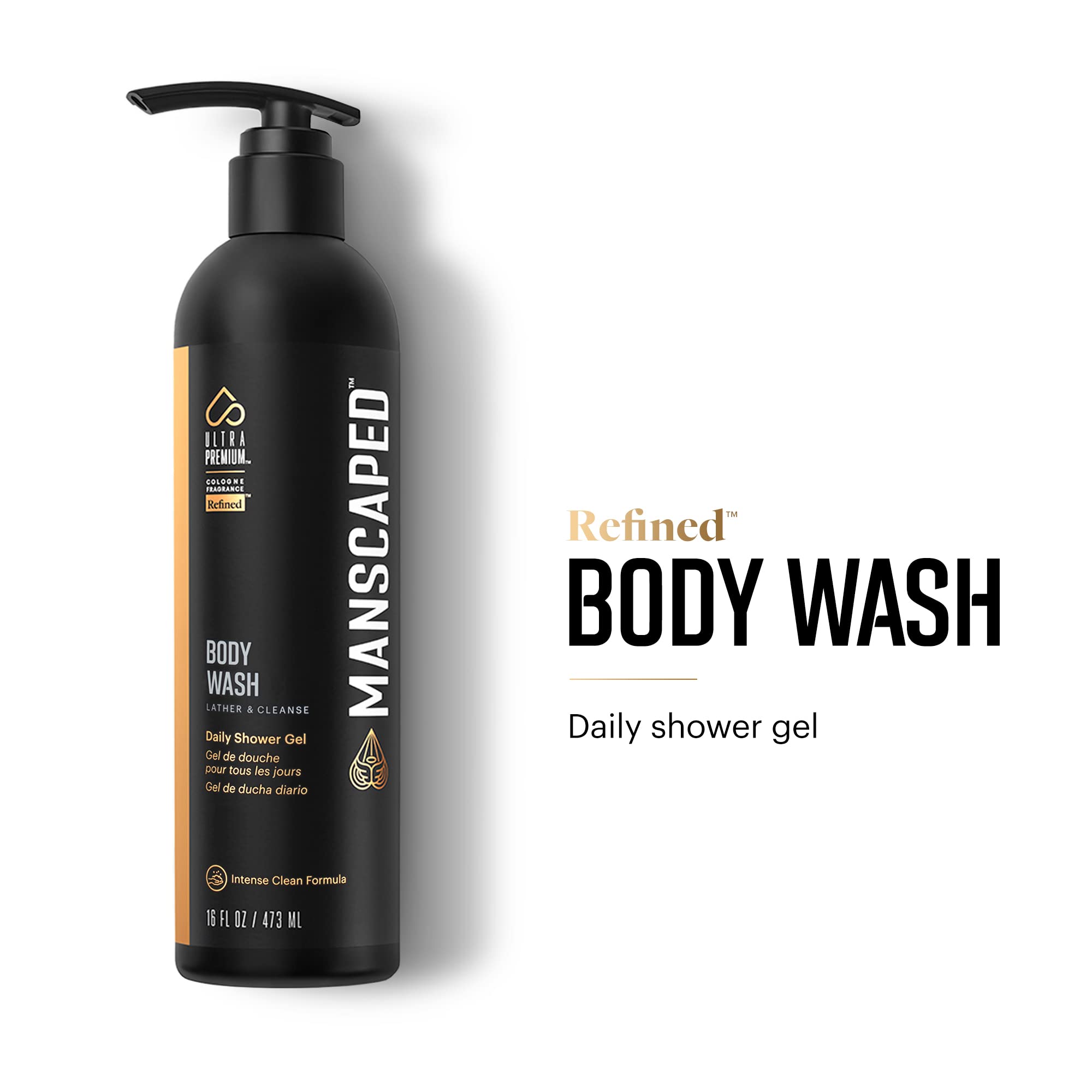 MANSCAPED® The Luxury Package 4.0 Includes: The Lawn Mower® 4.0 Electric Trimmer, The Shears 2.0 Nail Kit, Crop Preserver®, Deodorant, Body Wash, 2-in-1 Shampoo & Conditioner, The Shed Toiletry Bag