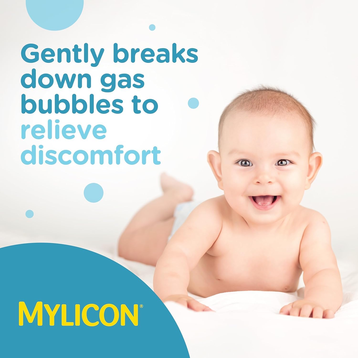 MYLICON Gas Relief Drops for Infants and Babies, Dye Free Formula, 1 Fluid Ounce with Updated Syringe (2-Pack)