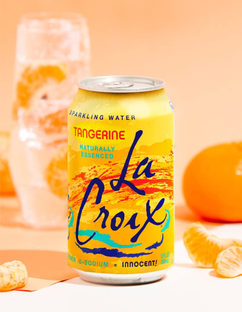 La Croix Sparkling Water, Tangerine, 12 Fl Oz (pack of 12)