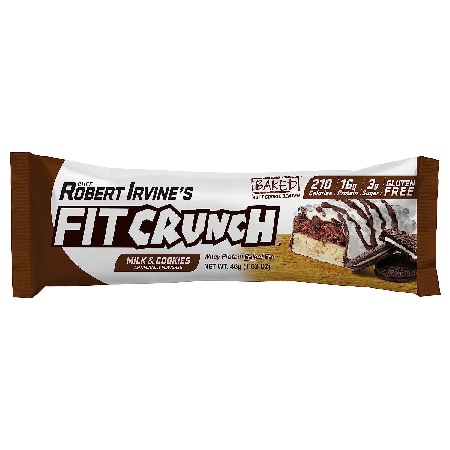 FITCRUNCH Snack Size Protein Bars, 6-Layer Baked Bar, 3g of Sugar, Gluten Free & Soft Cake Core (9 Count, Flavor Lovers)