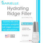 Barielle Hydrating Ridge Filler For Dry, Brittle, Ridged Nails & Nail Growth, Fill and Smooths Nail Ridges, Strengthening Base Coat 0.5 Ounce