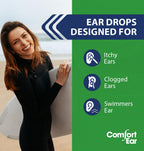 Westone Comfort Ear Natural Ear Drops for Itchy Ears, Ear Ache Drops Adults & Kids | Earwax Aid for Dry Ears | Personal Comfort for Hearing Aid, Swimmers, and Ear Itch Relief for Humans | Pack of 1