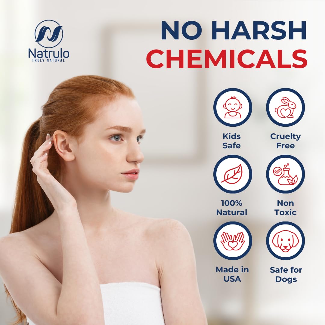 Natrulo Ear Drops for Ear Infection – Organic Ear Drops for Adult, Kids, Baby, Dog & Pets – for Ear Aches, Itchy Ears, Infections, Swimmer's Ear, & Loosen Wax – Kids Safe, Made in USA