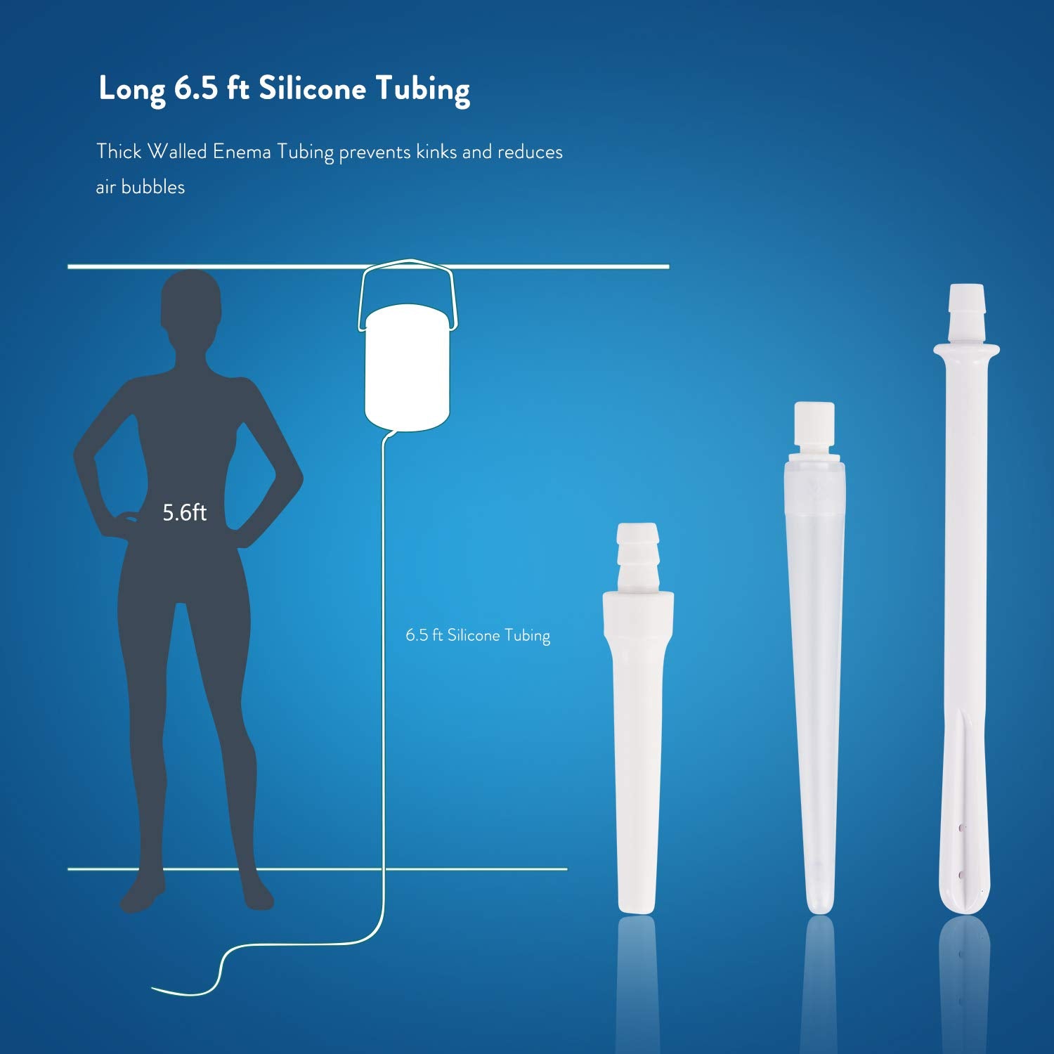 Smokitcen Coffee Enema Bucket Kit Stainless Steel 2 Quart Capacity for Cleansing Detox Enemas