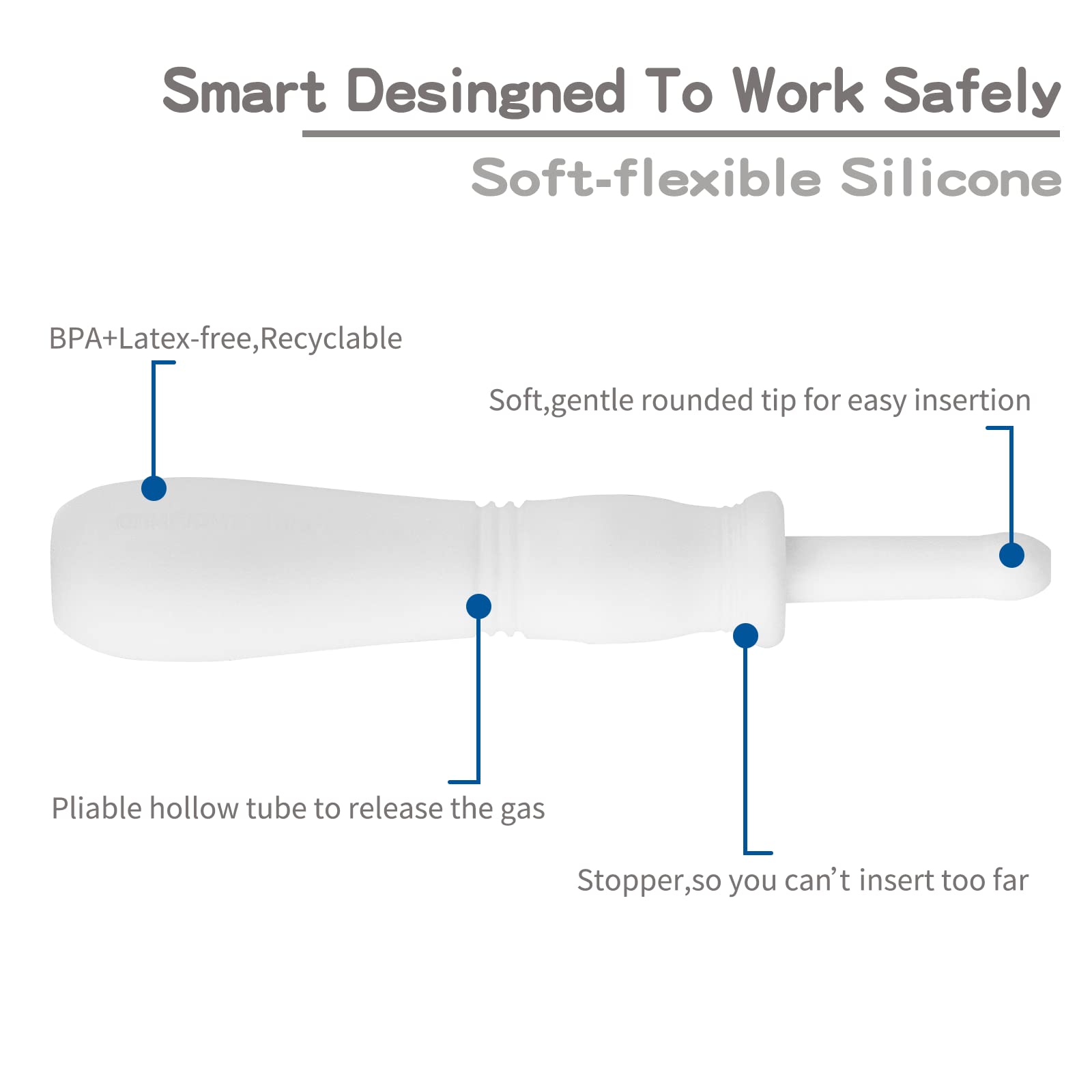 PNSHOL 20 Count Gas and Colic Reliever for Babies, Baby Gas Colic Relief, Natural Solution for Baby Colic and Gas Relief, 100% Safe & Effective Instant Constipation Relief for Babies