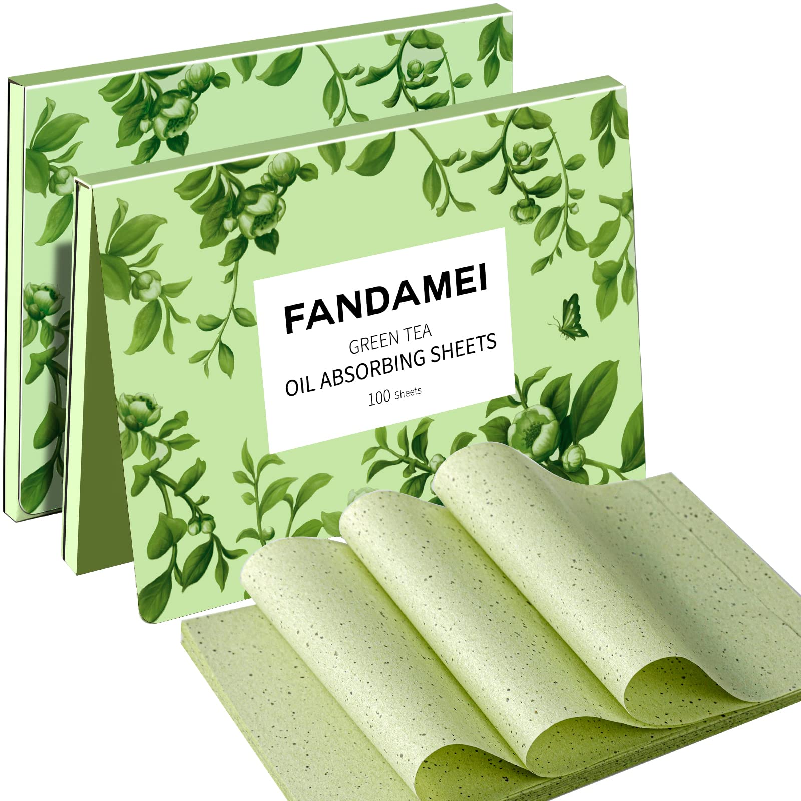 FANDAMEI Oil Blotting Sheets For Face, Oil Blotting Papers For Face, Blotting Paper for Oily Skin, Oil Control Film, Oil Absorbing Sheets, Oil Absorbing Tissues, 200 Counts