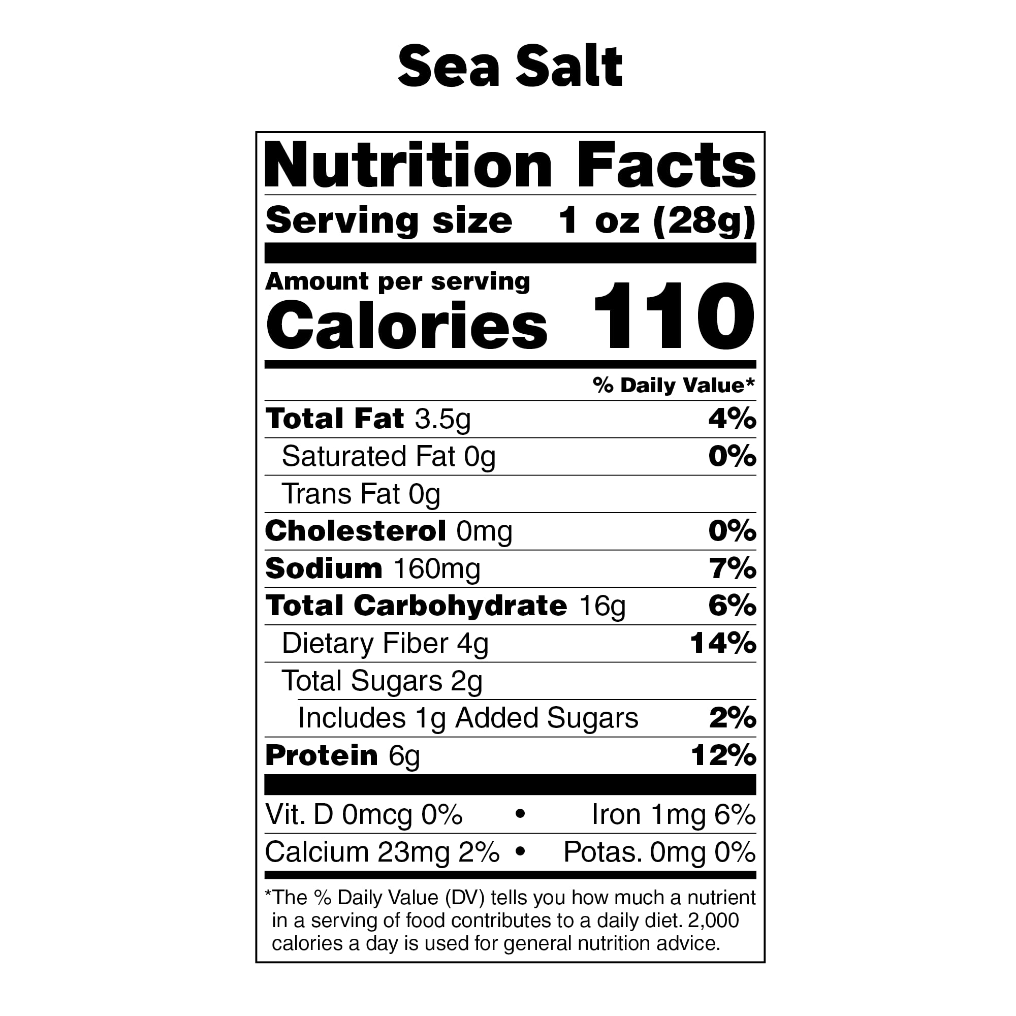 Enlightened Bada Bean Bada Boom - Plant-Based Protein, Gluten Free, Vegan, Crunchy Roasted Broad (Fava) Bean Snacks, 100 Calories per Serving, Sea Salt, 1 oz, Pack of 24