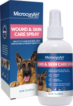 Manna Pro Microcyn AH Wound & Skin Care Spray for Pets 89ml, 3 Ounces, WHITE