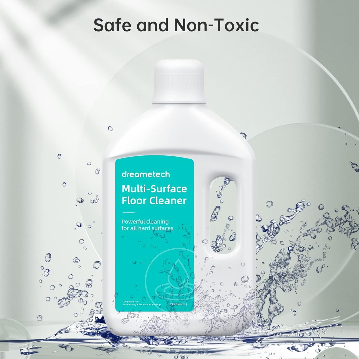 DREAME Floor Cleaning Solution Compatible with Matrix Series / Aqua10 Series/X Series / Aqua10 Series/L Series Robot Vacuum and Mop (33.81 Fl Oz)