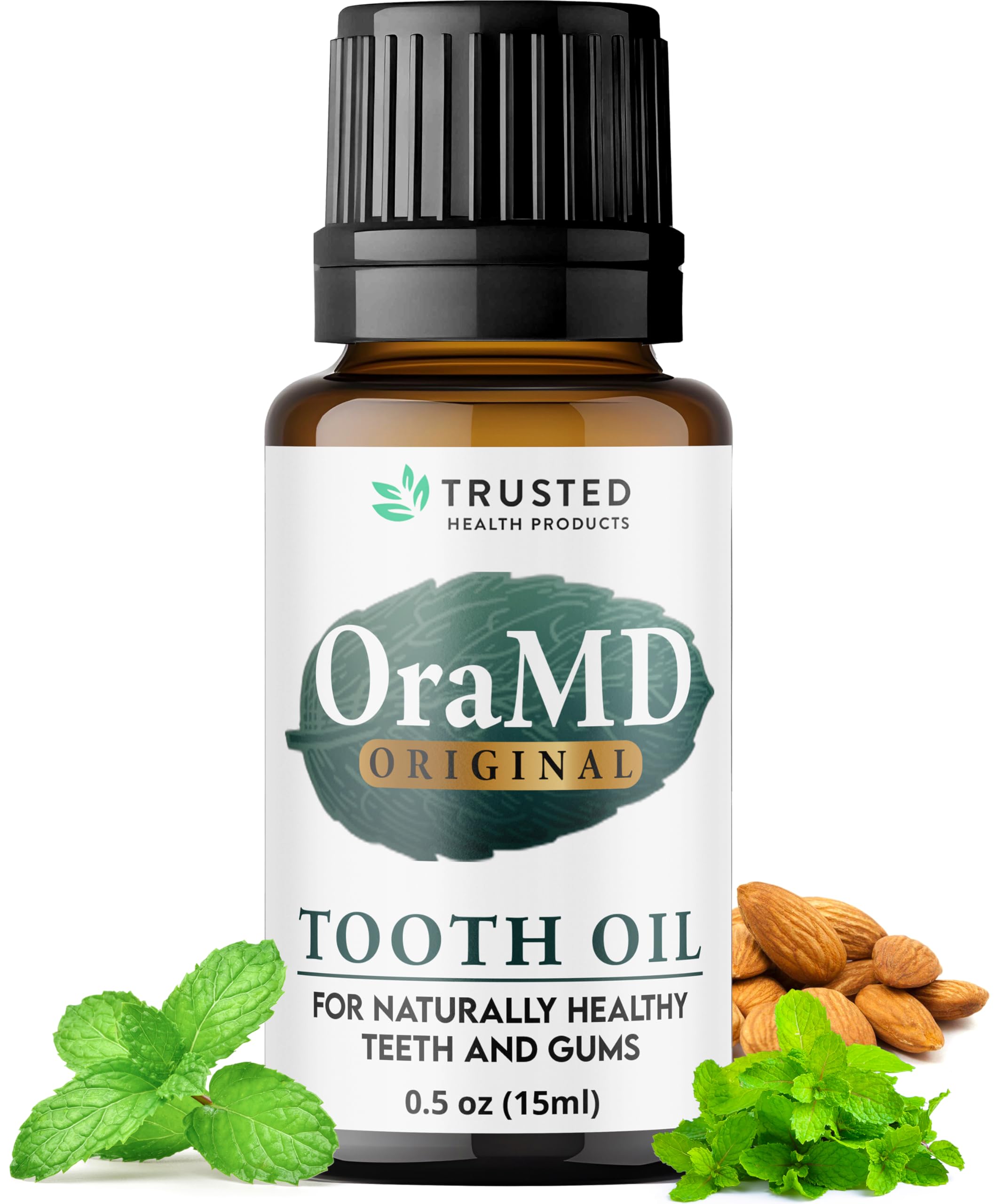 OraMD 4-in-1 Original Strength Tooth Oil- Clinically Tested Gum Disease Treatment, Gingivitis Treatment and Sensitive Teeth and Gums - All-Natural Solution (1-Pack)