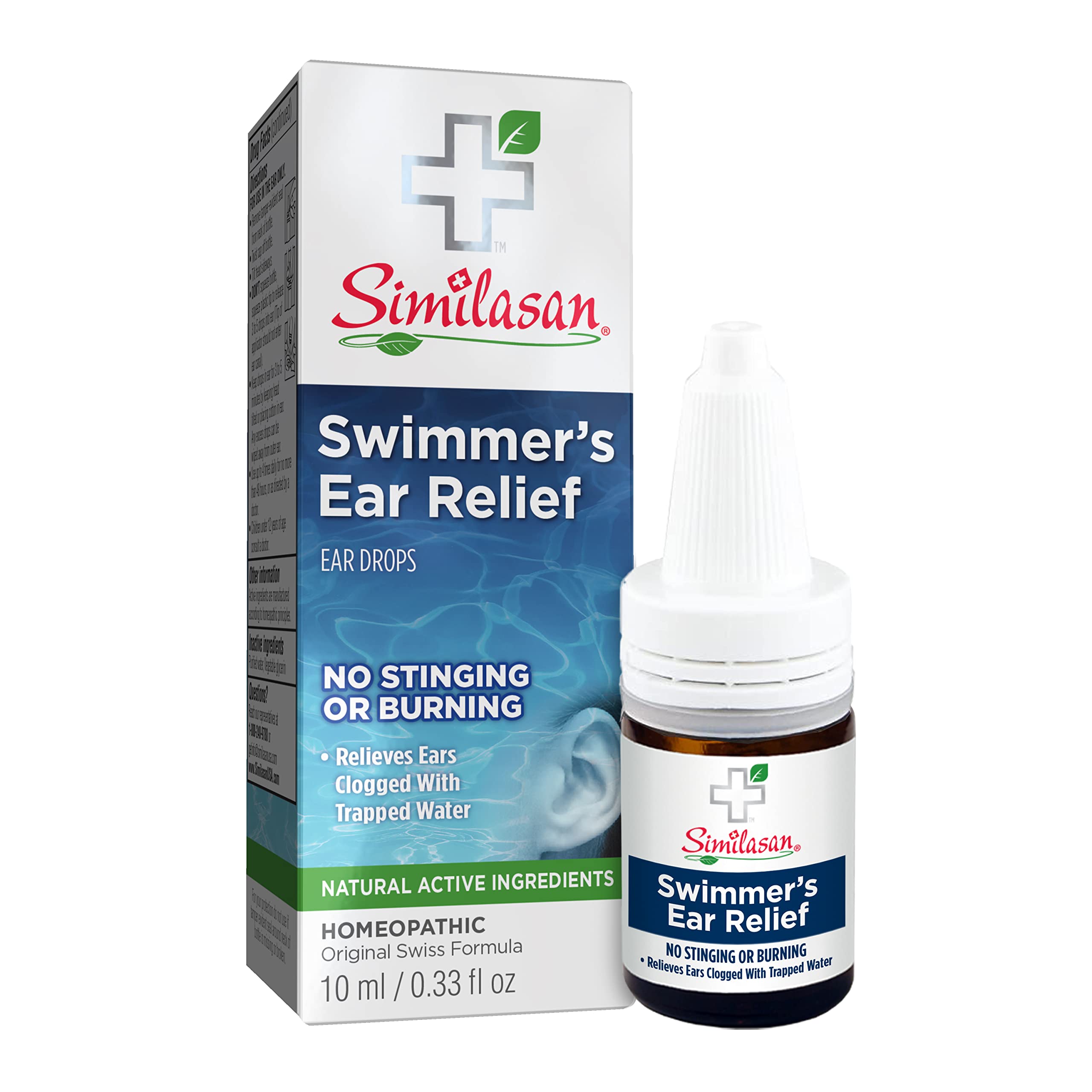 Similasan Swimmer's Ear Relief Ear Drops 0.33 Ounce Bottle