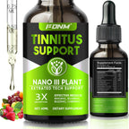 FDNM Tinnitus Relief for Ringing Ears, 60 ML Tinnitus Relief Drops, Natural Ear Support for Ringing & Noise Reduction, Soothes Discomfort & Improve Hearing, Gentle and Portable, High Absorbability