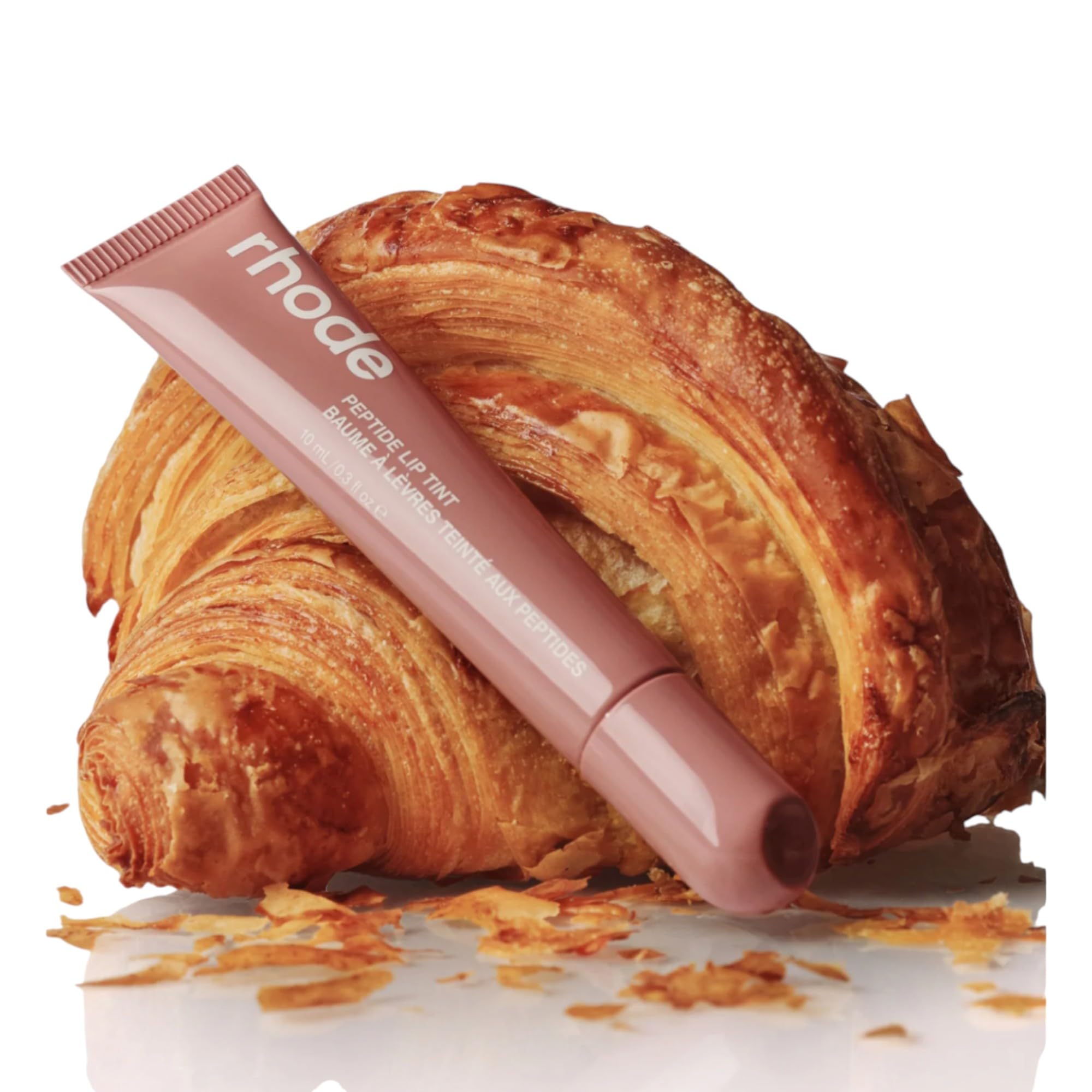 Rhode Peptide Lip Tint, Sheer Color and Hydrating Finish, 3 fl oz, 10ml (Toast)