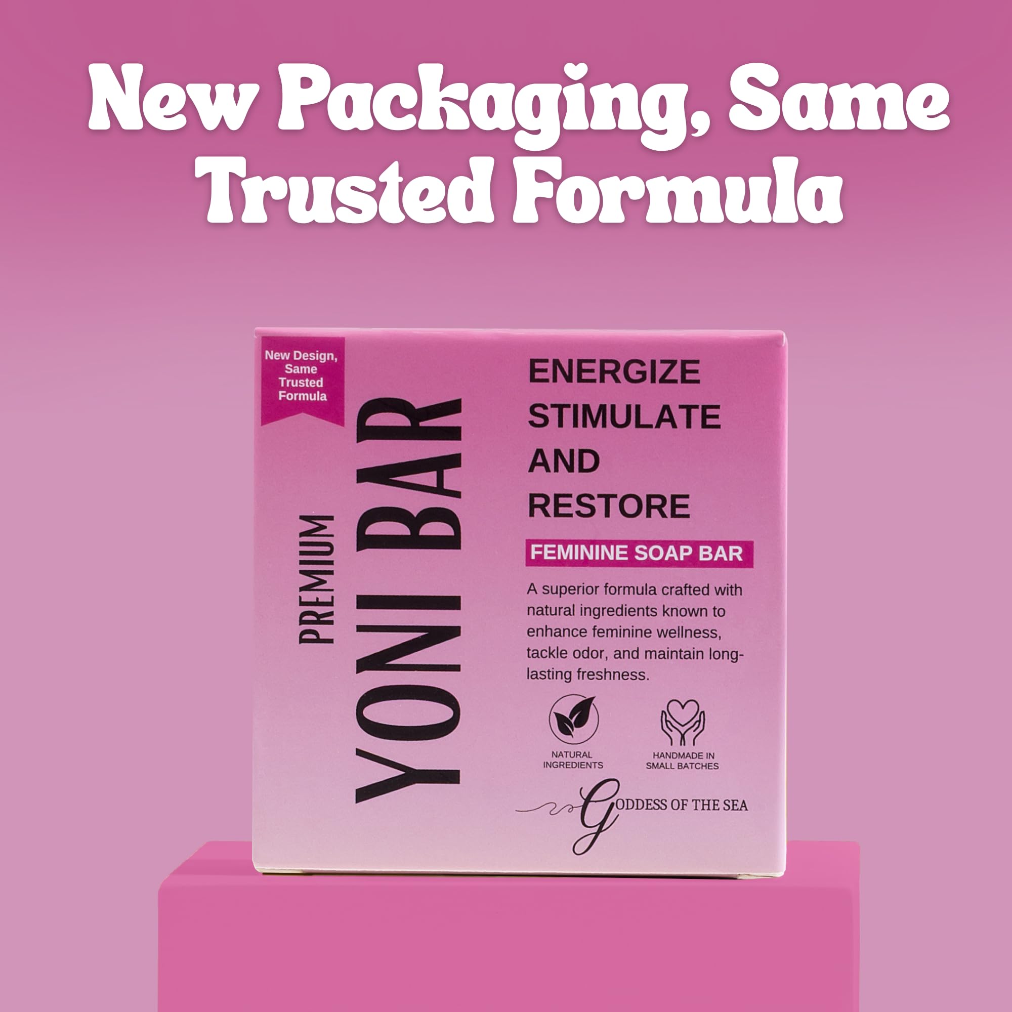 Premium Yoni – Natural Feminine Care Soap for pH Balance, Odor Control & Hydration | Organic Herbal Ingredients | Gentle Yet Effective for Daily Intimate Hygiene | Handmade & Vegan (3oz)