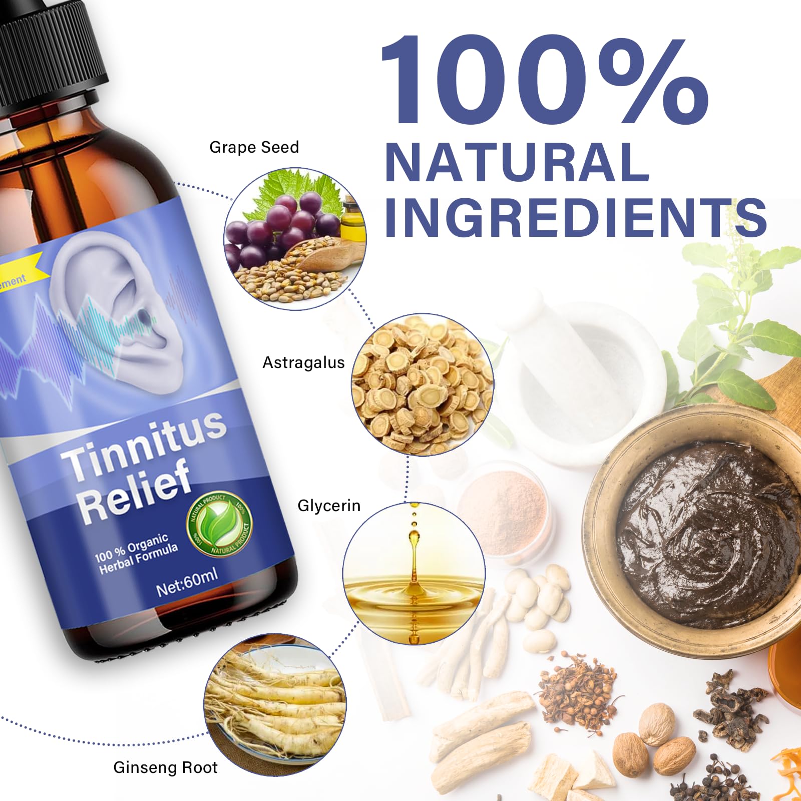 Tinnitus Relief for Ringing Ears, Best Ear Ringing Relief