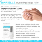 Barielle Hydrating Ridge Filler For Dry, Brittle, Ridged Nails & Nail Growth, Fill and Smooths Nail Ridges, Strengthening Base Coat 0.5 Ounce