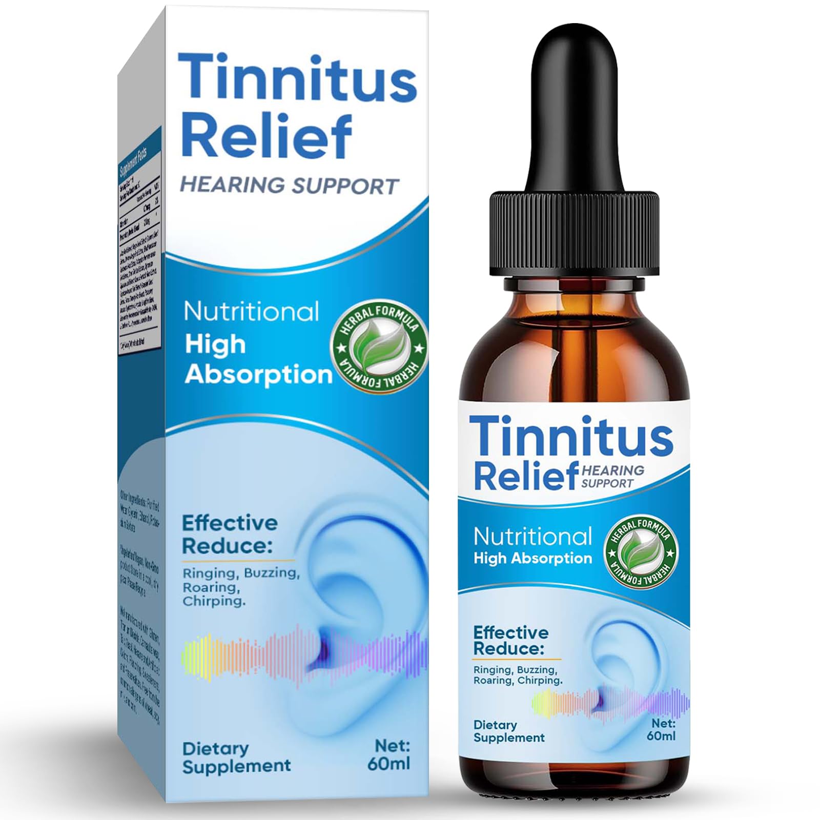 Tinnitus Relief for Ringing Ears, Natural Ingredients Tinnitus Ear Ringing Relief