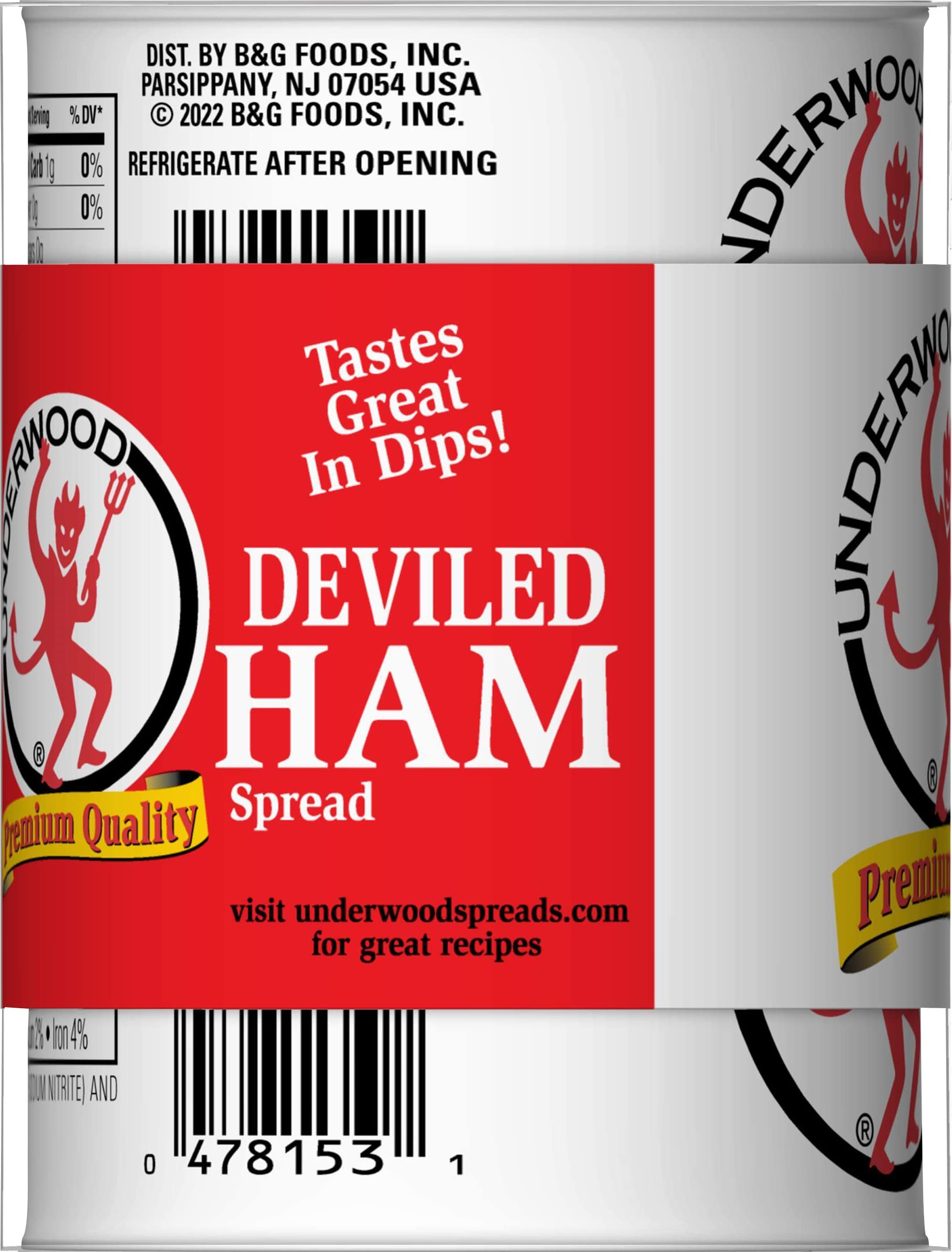 Underwood Deviled Ham Spread, 4.25 Ounce (Pack of 4)