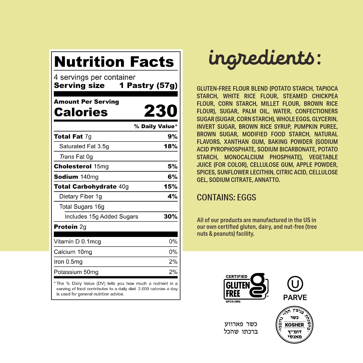 Katz Gluten Free Holiday Toaster Pastries Variety Pack, Iced Holiday Berry and Pumpkin Cheesecake. Free of Dairy, Peanuts, Tree Nuts, and Sesame, Kosher, No Artificial Color. (4Pk)