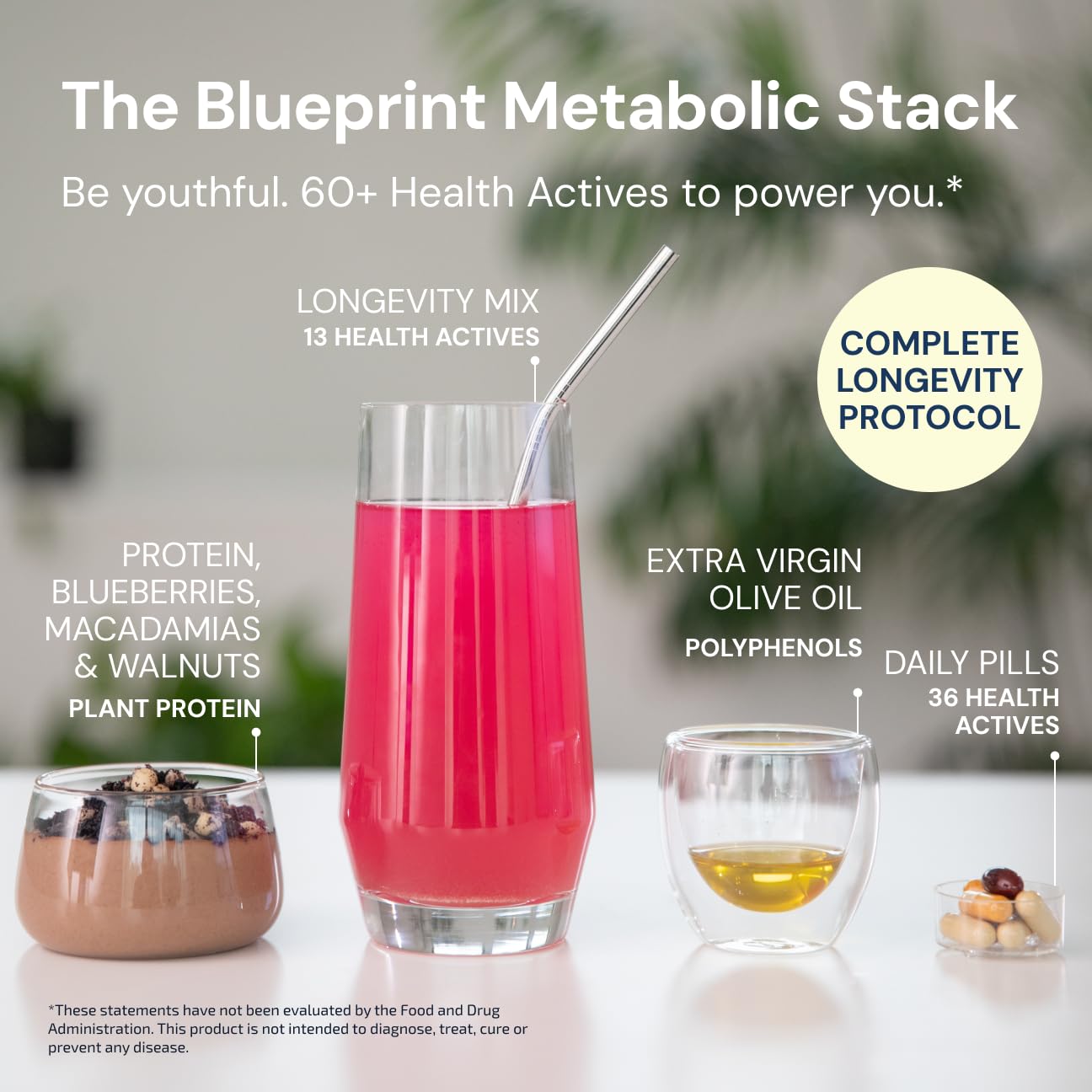 Blueprint by Bryan Johnson Olive Oil – Snake Oil- High Polyphenol Extra Virgin Olive Oil (400+ mg/kg) – Cold Pressed, Early Harvest, First Cold Press EVOO – Keto, Paleo, Non-GMO – 750ml Glass Bottle