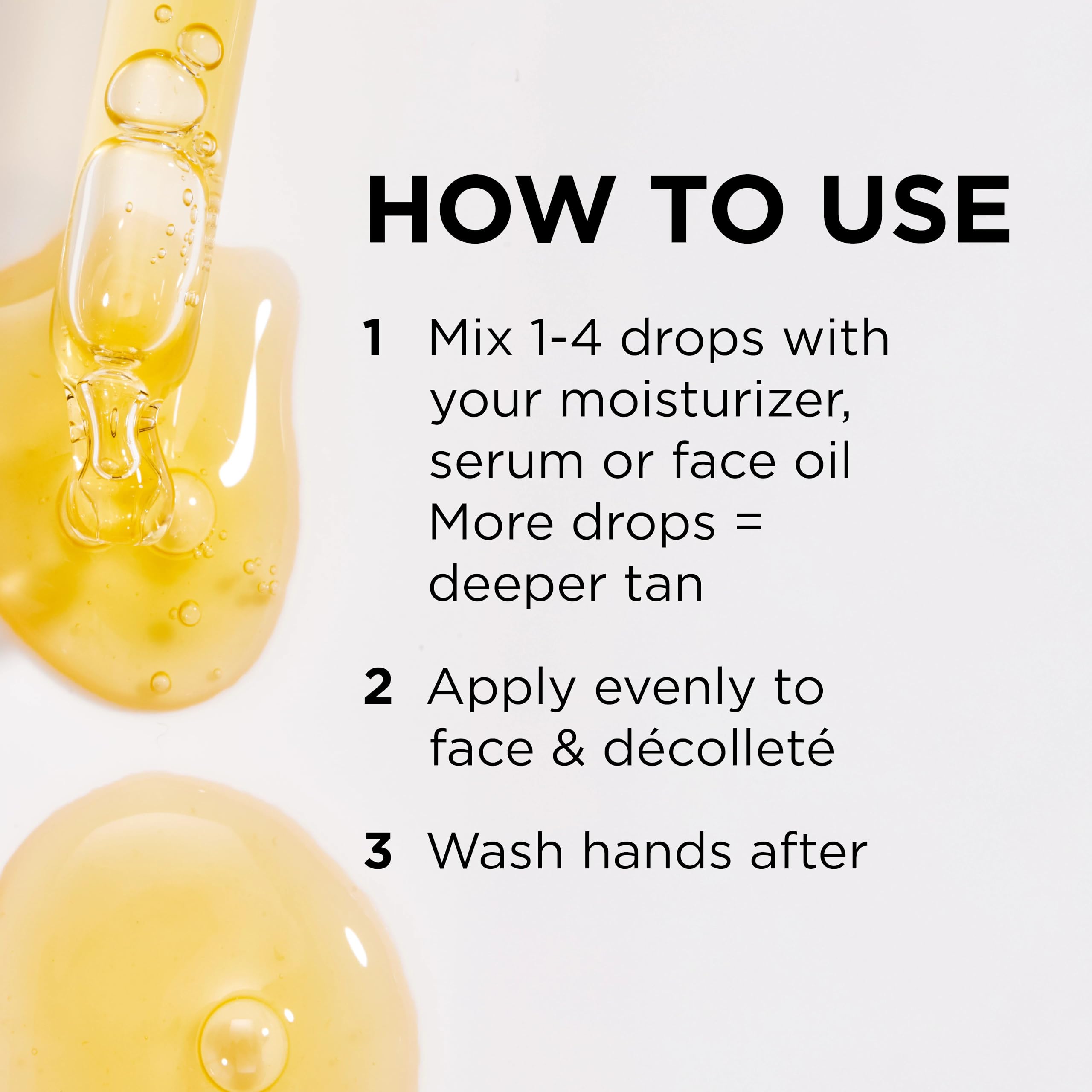 Tan-Luxe The Face Illuminating Self-Tan Drops, Customizable Face Tanning Serum, Natural Glow, Mix With Skincare, Vegan, Cruelty-Free, Streak-Free, 0.33 fl. oz/10 ml Bottle (Light/Medium)