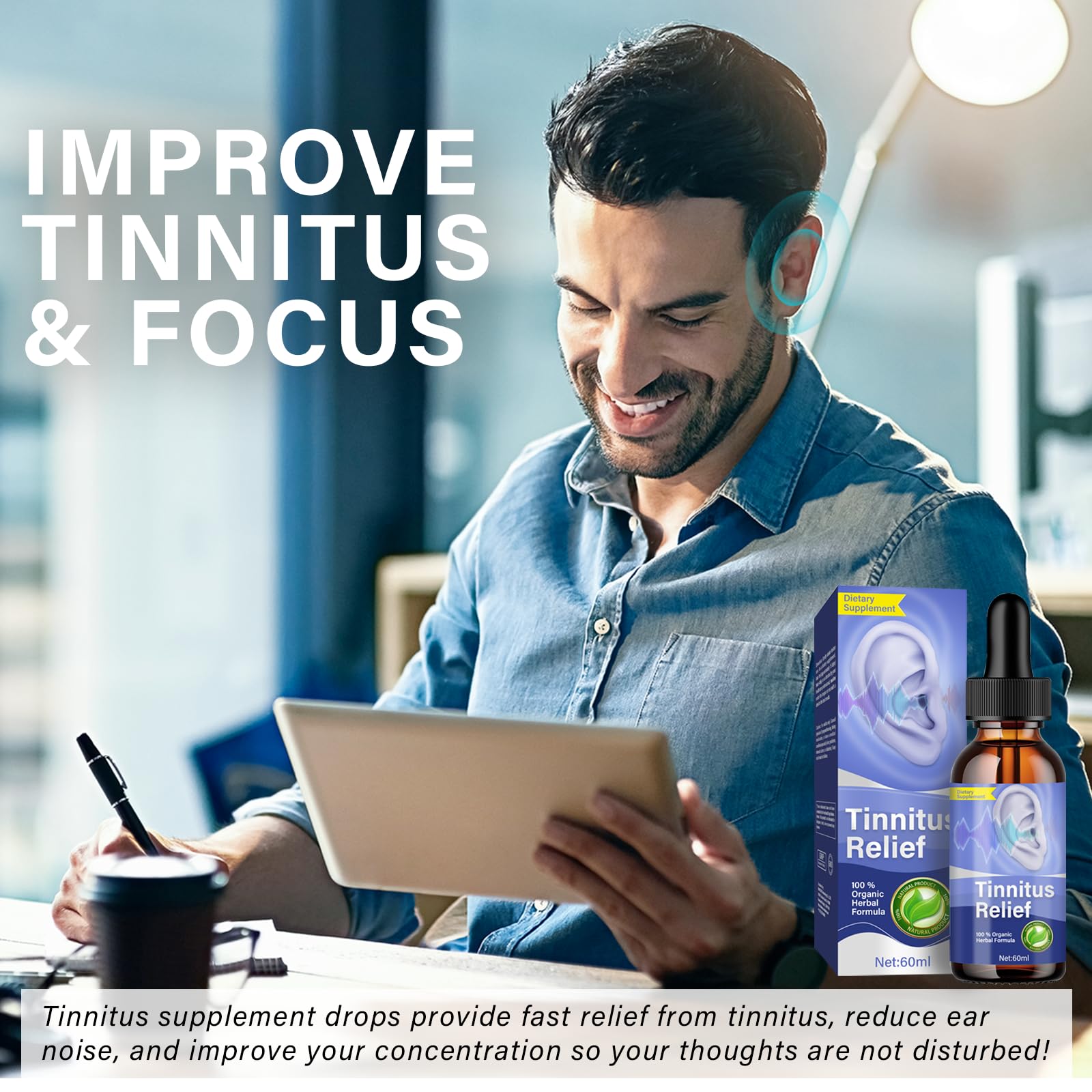 Tinnitus Relief for Ringing Ears, Best Ear Ringing Relief