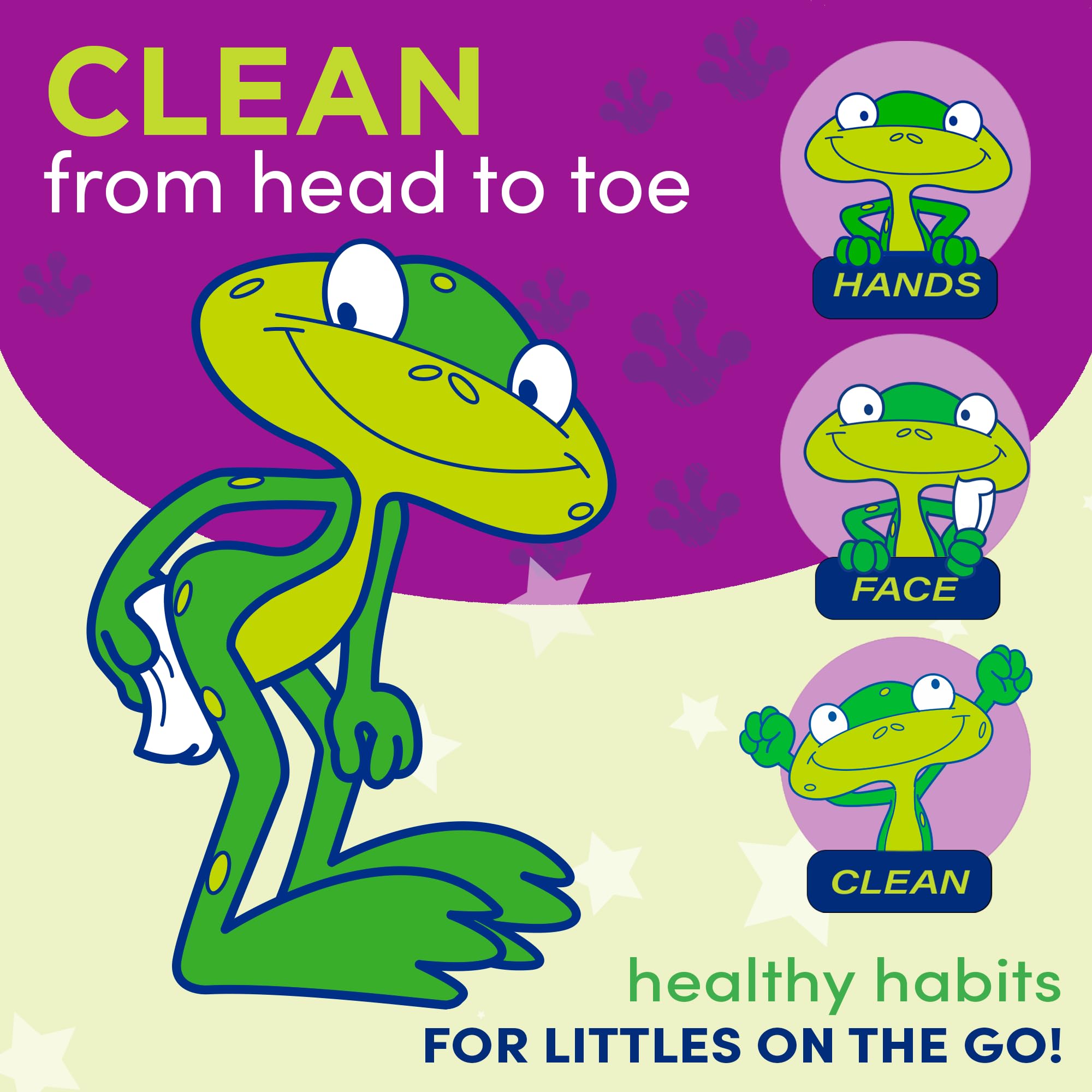 Flushable Wipes for Baby and Kids by Kandoo, Sensitive and Unscented Formula, Hypoallergenic Potty Training Wet Cleansing Cloths , 48 Count, Pack of 12