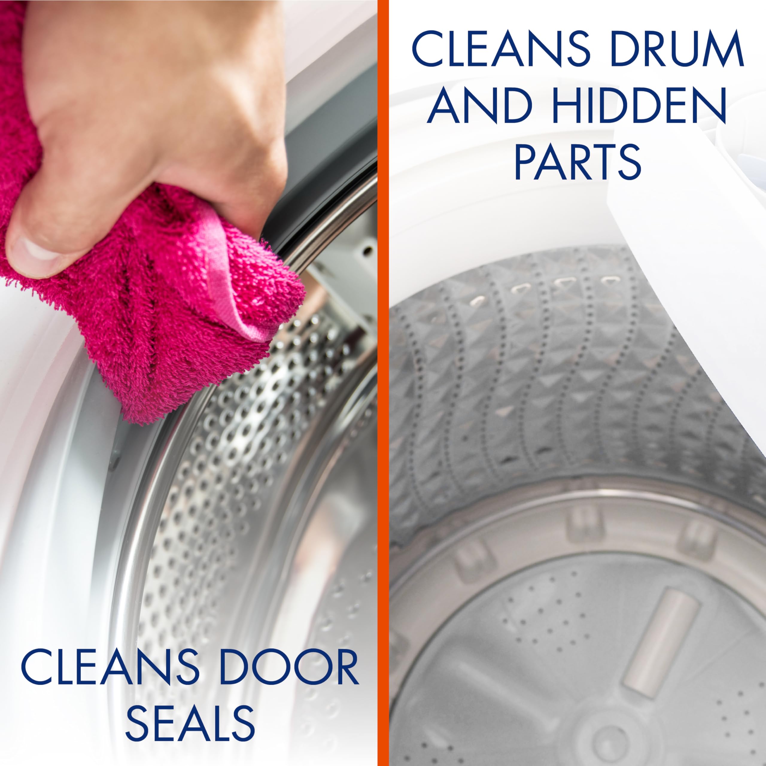 Glisten Washing Machine Cleaner, Helps Remove Odor, Buildup, and Limescale, Fresh Scent, Made in the USA, 12 Ounce Bottle