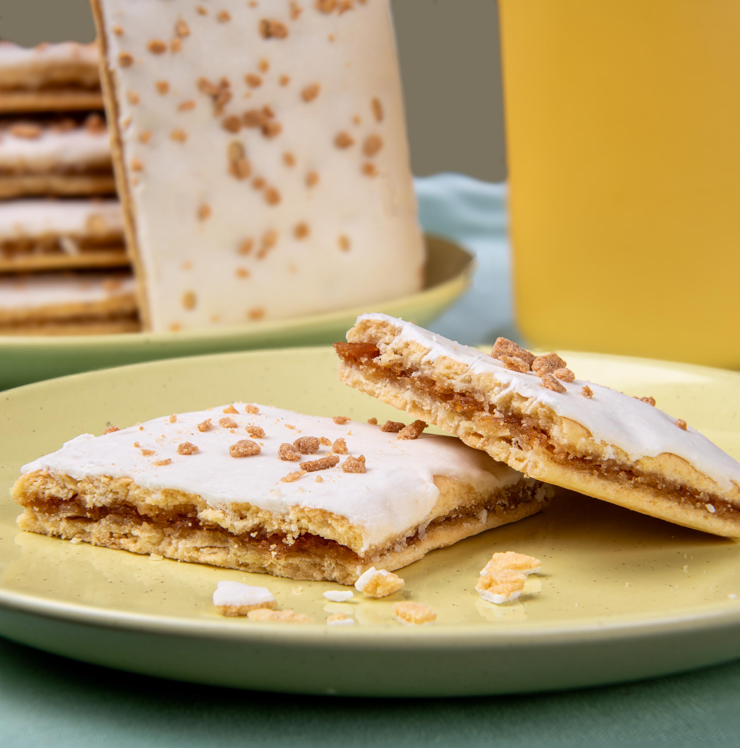 Katz Gluten Free Apple Crisp Toaster Pastries.Healthy Snacks for adulte & Kids. Free of Dairy, Peanuts, Tree Nuts, and Sesame, No Artificial Color. Kosher Snacks 8oz (2pk)