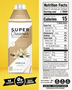 SUPER COFFEE Creamer | SugarFree | 25.4 Fl Oz, Pack of 6 | Keto Coffee Creamer | 0g Sugar, 1g Protein, 15 Calories | Vanilla