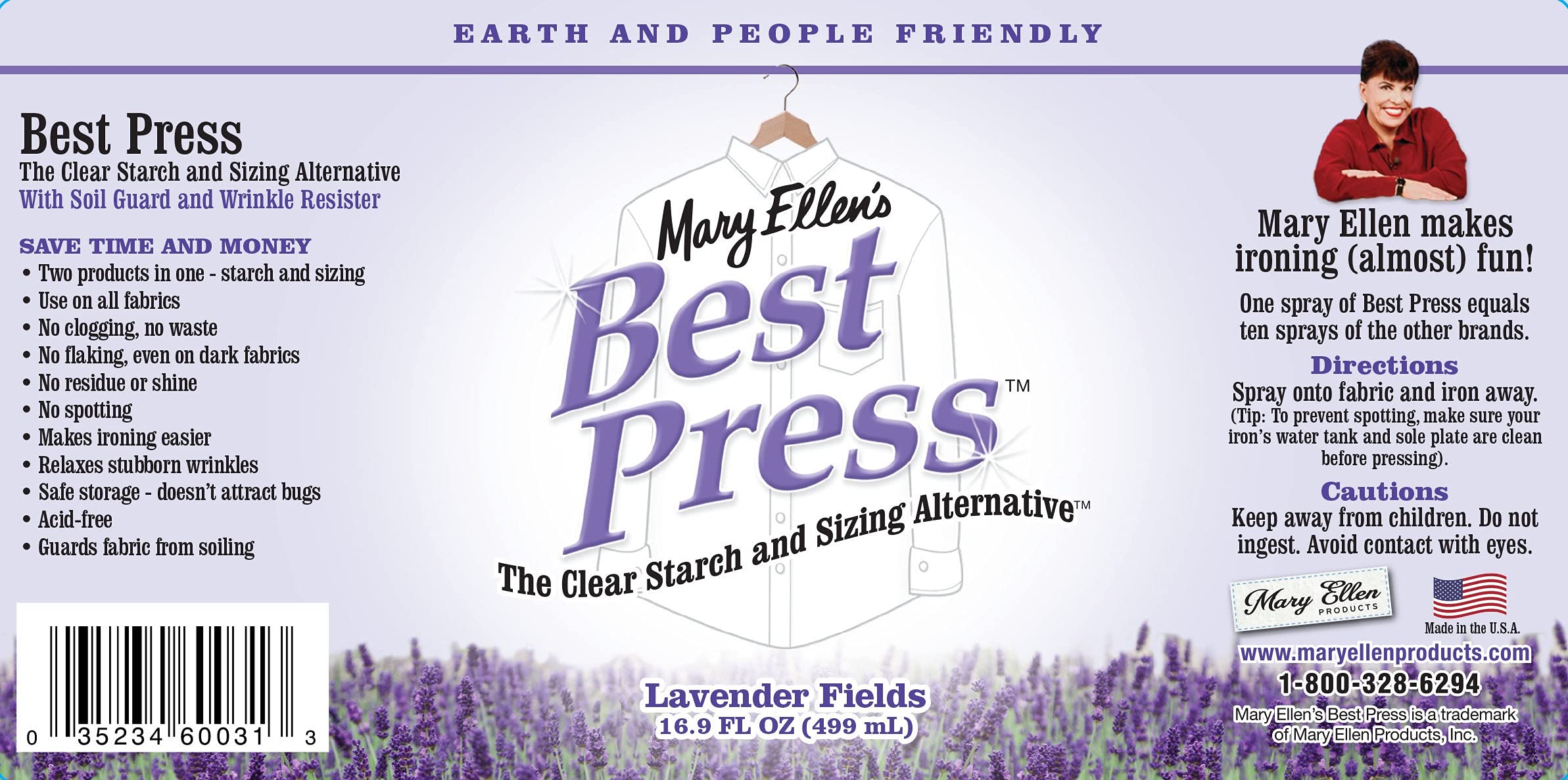 Mary Ellen Products Alt 16 Oz Starch Alternative, Lavender Fields,600BP-31