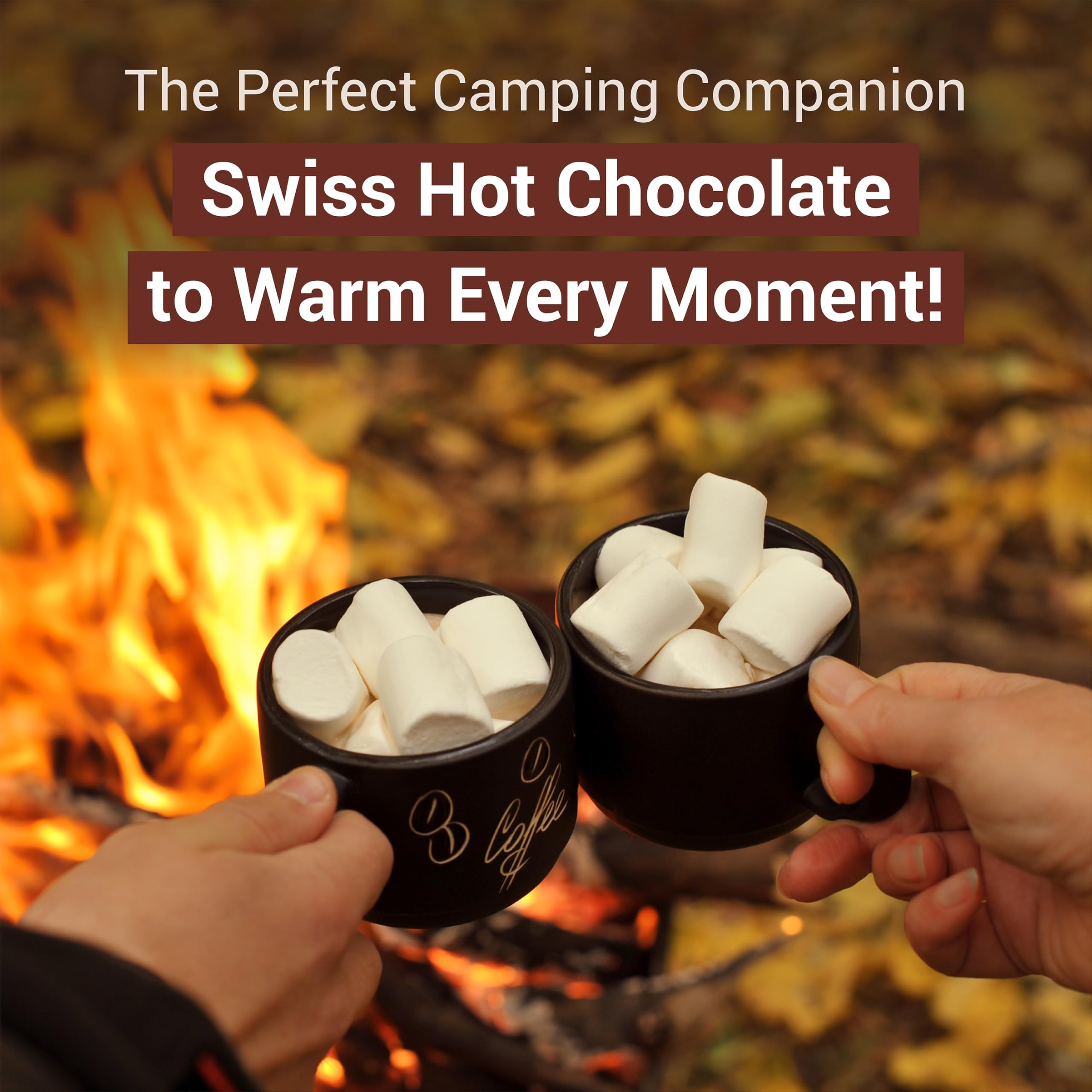 MilkBoy Dairy Free Hot Chocolate Mix - Gluten Free Swiss Cocoa Drink Powder, Vegan Hot Cocoa Mix, Gourmet Swiss Chocolate Drink, Kosher, Rainforest Alliance Certified - 12 oz Can