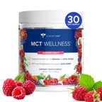Gundry MD MCT Wellness Powder to Support Energy, Ketone Production and Brain Health, Keto Friendly, Sugar Free (30 Servings) (Raspberry Medley)