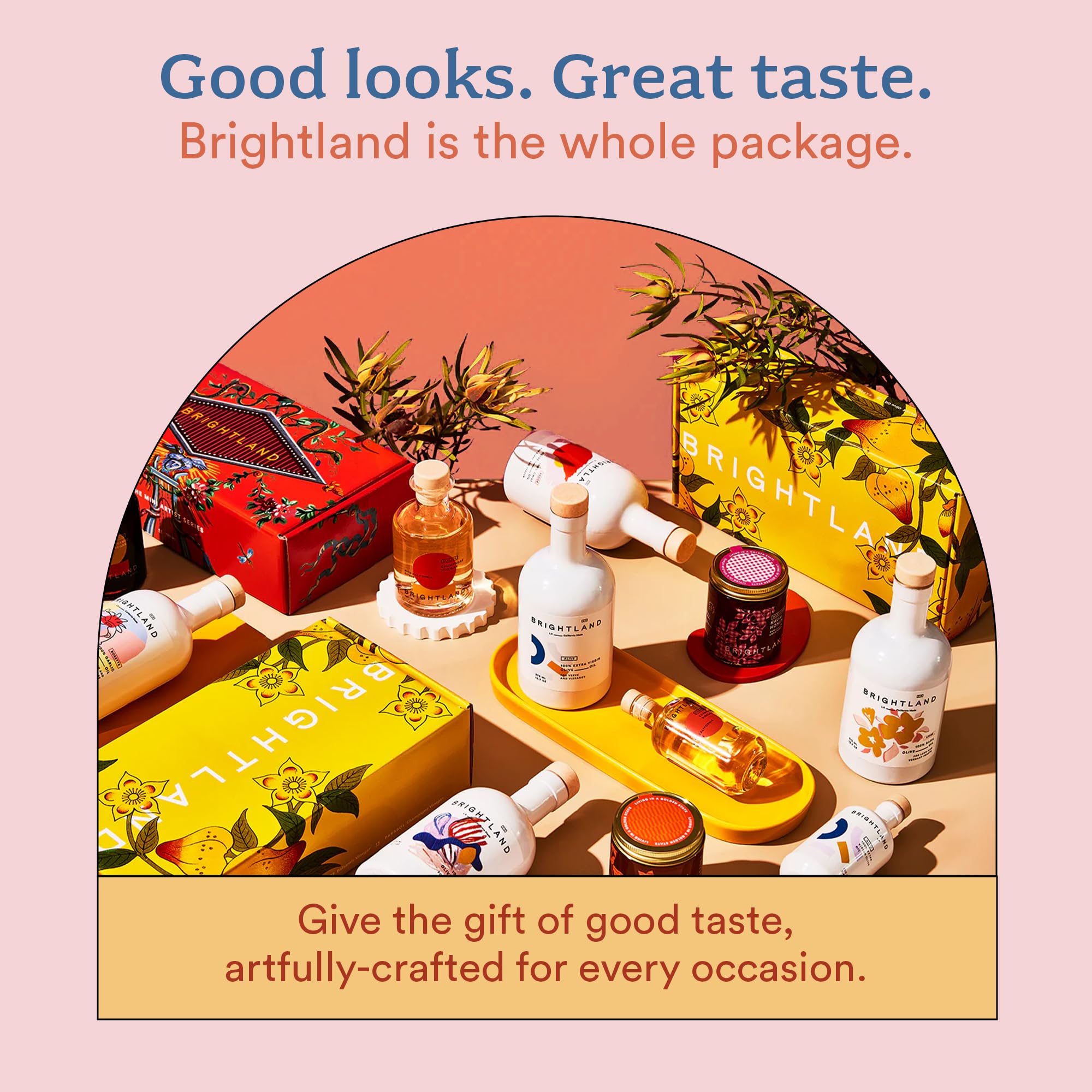 Brightland California Olive Oil Extra Virgin, The Duo – First Cold-Pressed Olive Oil Made with Early-Harvest Olives – Polyphenol Rich & Artfully Crafted - 12.7fl oz Bottles (Pack of 2)