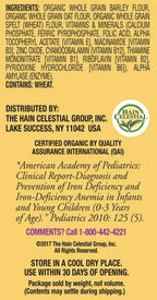 Earth's Best Organic Infant Cereal, Whole Multi-Grain Cereal, 8 Oz